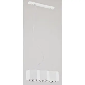 Lampa wisząca Espresso 3pł biały LED
