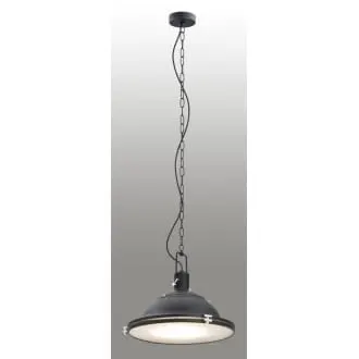 Lampa wisząca Kampos 1pł. czarny duży