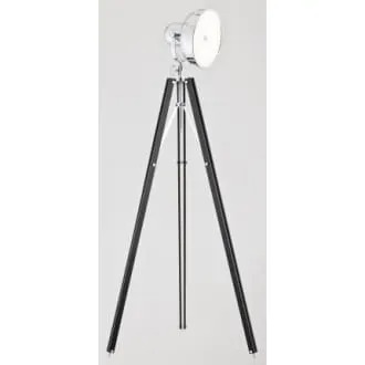 Lampa podłogowa Foto new czarny/chrom LED