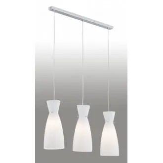 Lampa wisząca Lauda 3pł opal mat