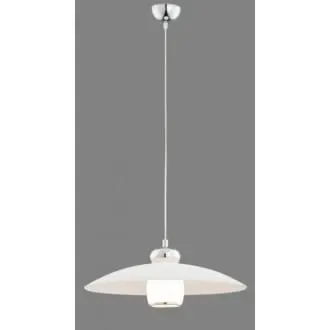Lampa wisząca Ofelia 1pł. biały koło