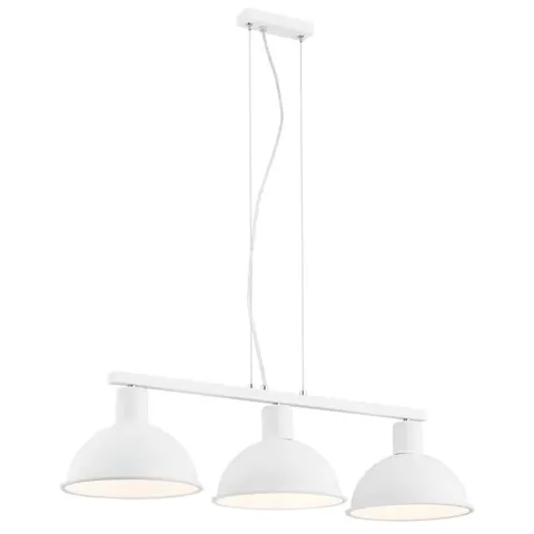 Lampa wisząca ARKADIA 3pl Biała