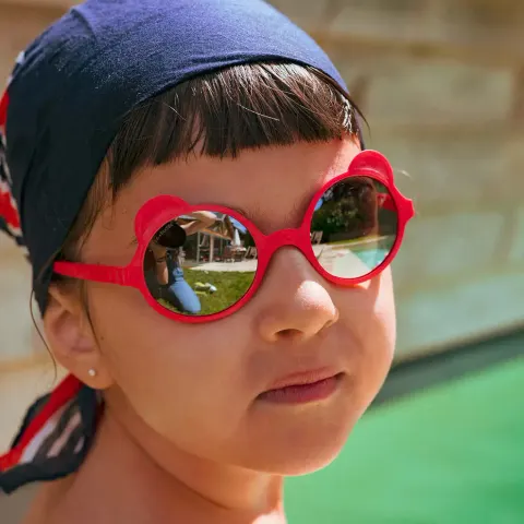 Kietla Ourson dziecięce okulary przeciwsłoneczne UV400 2-4 lat / Red