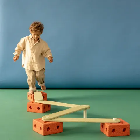 MODU - Balance Track - Burnt Orange / Dusty Green