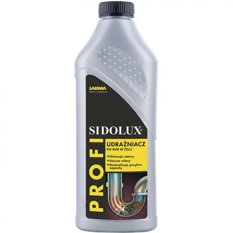 SIDOLUX PROFI Udrażniacz do rur w żelu, 1 l