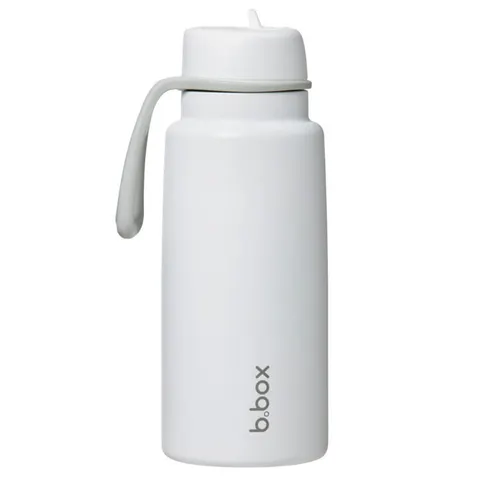 B.Box butelka termiczna ze składanym ustnikiem Bidon Termos 1000 ml / White Out