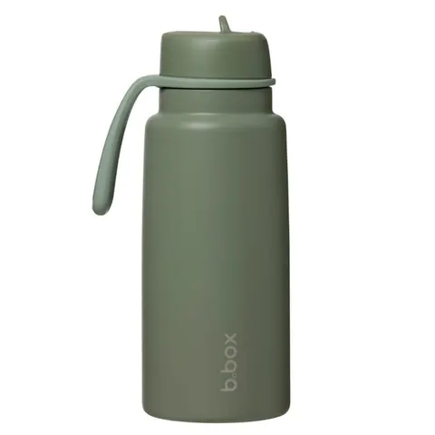 B.Box butelka termiczna ze składanym ustnikiem Bidon Termos 1000 ml / Olive