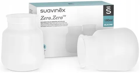 Suavinex torebka antykolkowa do butelki zero 180ml woreczek 2szt