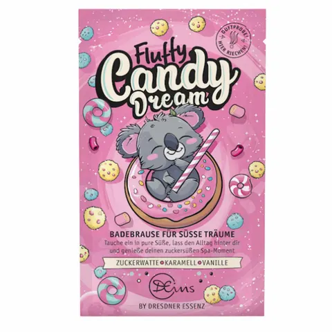 FLUFFY CANDY DREAM - cukierkowa pianka do kąpieli 60g, Dresdner Essenz