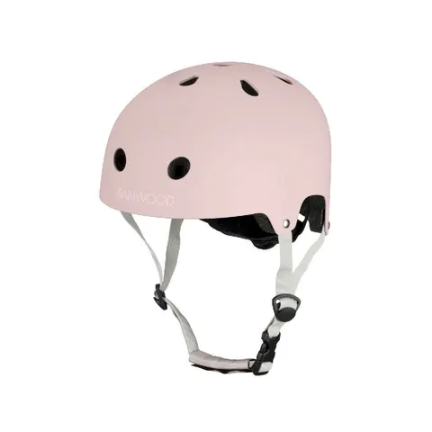 Banwood dziecięcy eco kask rowerowy faded pink
