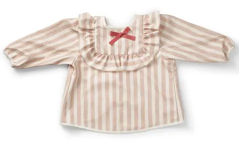 Elodie Details - Śliniak z długim rękawem - CANDY STRIPES