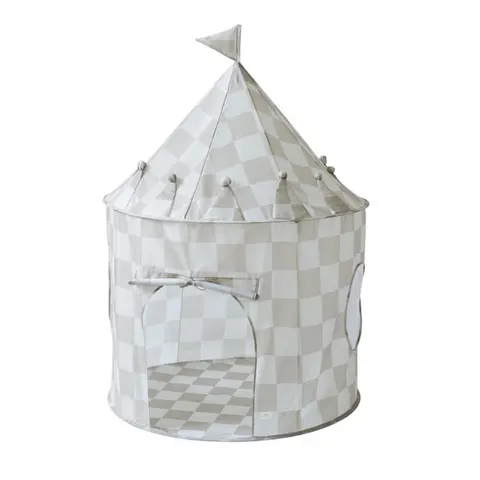 3 Sprouts Namiot dla Dzieci Recycled Checkerboard Beige