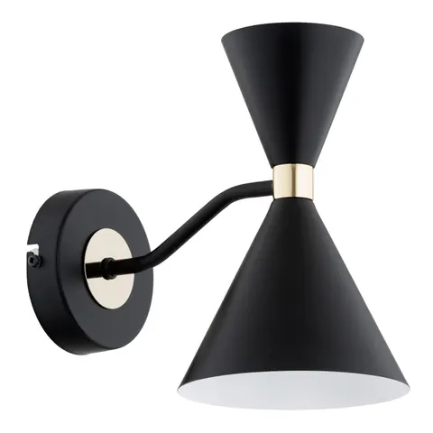 SALUT BLACK OŚWIETLENIE > LAMPY ŚCIENNE / KINKIETY 2 PŁ