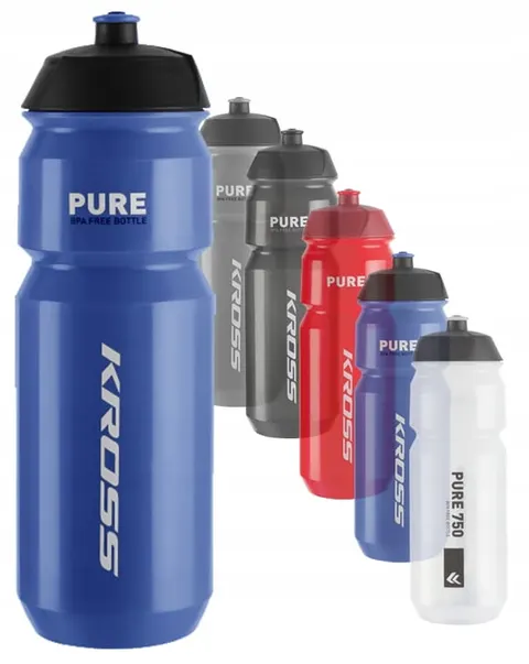 Bidon rowerowy Kross Pure 750ml ciemnoniebieski