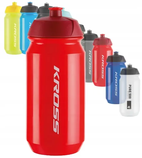Bidon rowerowy Kross Pure 500ml czerwony
