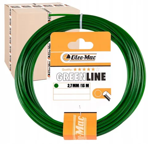 Żyłka tnąca Oleo-Mac okrągła 2.7 mm x 15 m