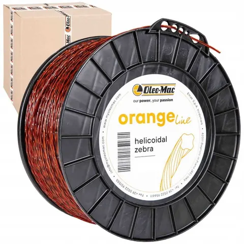 Żyłka tnąca Oleo-Mac spiralna zebra 2.4 mm x 264 m