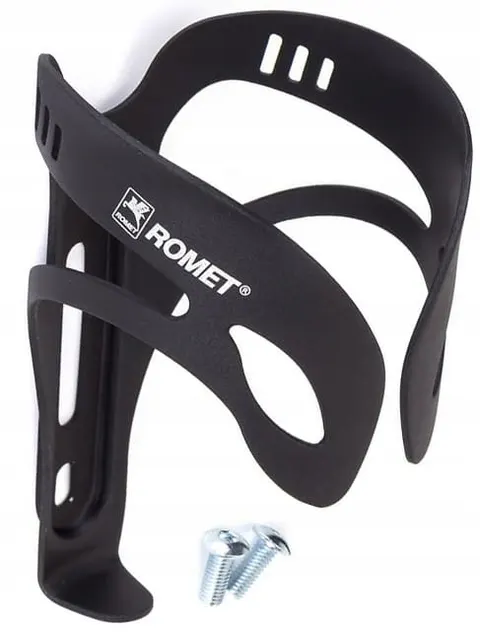 Koszyk na bidon Romet CL 053 aluminium czarny