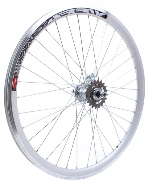 Koło 24 Stars Circle tylne aluminiowe torpedo srebrne