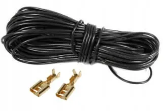 Kabel do lamp pod prądnice/dynamo 1mb + konektory