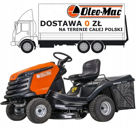 Kosiarka samojezdna, traktorek ogrodowy Oleo-Mac OM 92/16KH
