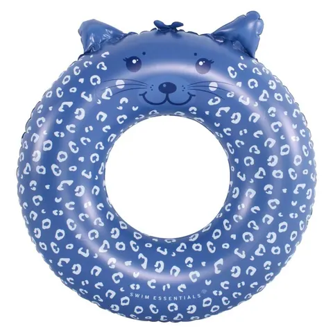 Koło do pływania 55 cm Animal Blue Leopard / The Swim Essentials