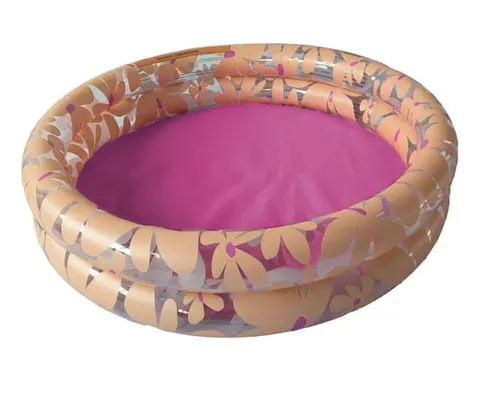 The Swim Essentials Basen kąpielowy 100 cm Transparent Flowers