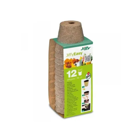 Doniczki torfowe 12 szt. Śr. 6cm. ekologiczne