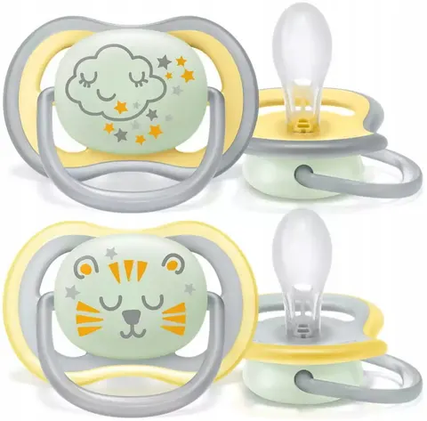 Philips Avent smoczek ultra air oddychający deco 18m+ etui