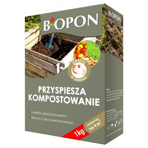 BIOPON Komposter preparat przyspieszający kompostowanie 1kg