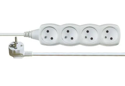 Przedłużacz 4G z/u, OMY3x1, 5m; biały