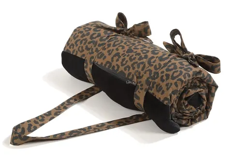 La Millou koc piknikowy velvet XXL 180x190 cm / Leopard Choco