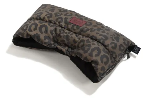 La Millou mufka do wózka ocieplacz dłoni ortaliom / Leopard Choco