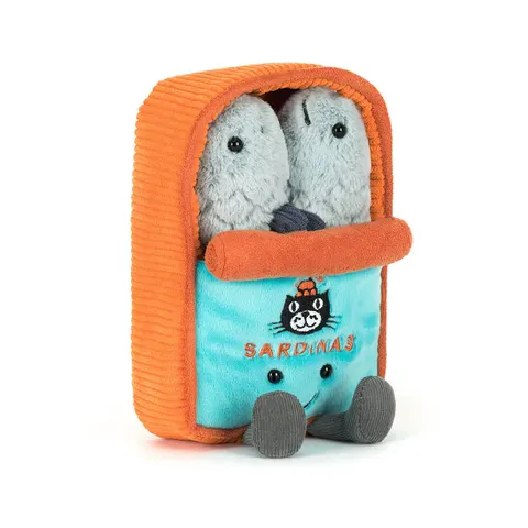 JellyCat Zabawna Puszka Sardynek 17 cm