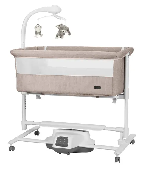 Carrello Bloom łóżeczko dostawne 3w1 z systemem bujania / Cream Beige