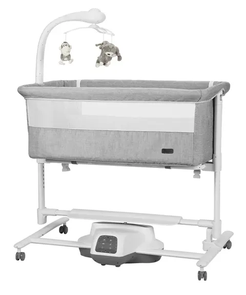 Carrello Bloom łóżeczko dostawne 3w1 z systemem bujania / Anchor Grey