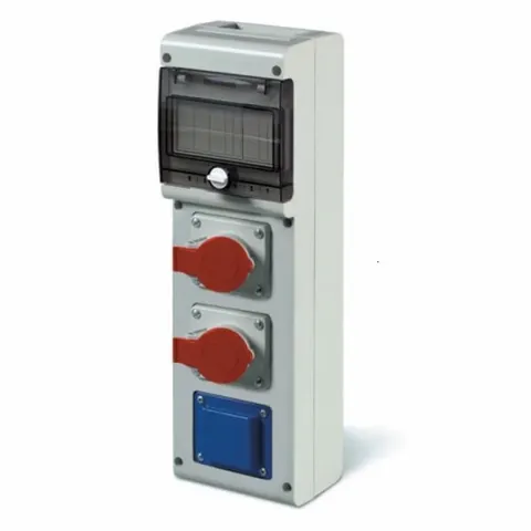 Rozdzielnica przenośna 6M 2x16A/5P + 1x230V