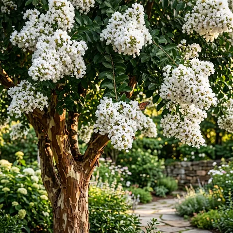 Lagerstroemia biała Natchez Sadzonka 6 letnia XL-C10