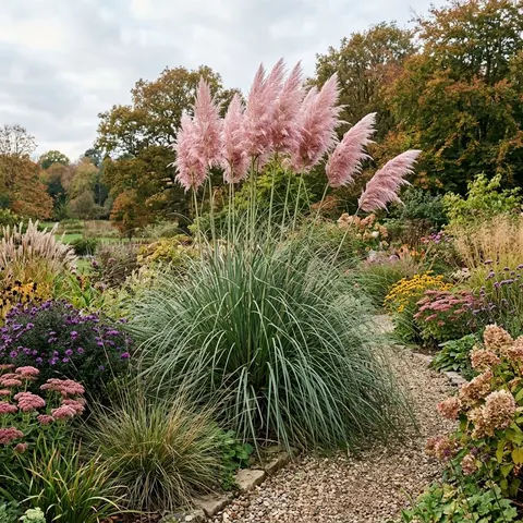 Trawa pampasowa Pink Feather sadzonka C2