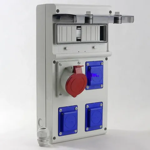 Rozdzielnica przenośna 11M 1x32A/5P, 3x230V