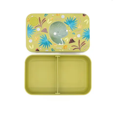 SASSI Plastikowy lunchbox pojemnik z rPET Dinozaur
