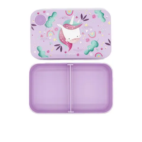 SASSI Plastikowy lunchbox pojemnik z rPET Jednorożec