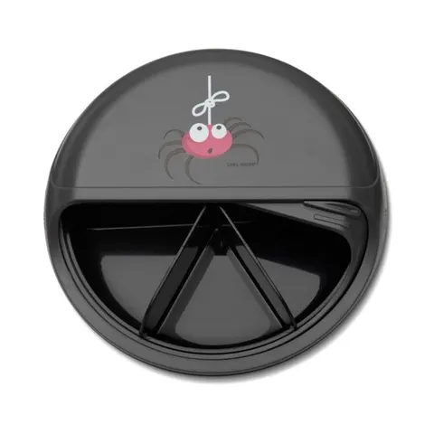 Carl Oscar Small SnackDISC 5 komorowy obrotowy pojemnik na przekąsk Spider