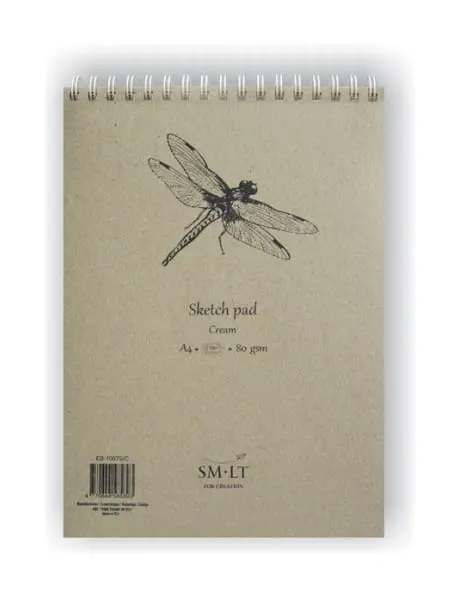 SMLTArt Authentic Sketch Cream blok A4 na spirali 80g 100ark EB-100TS/C