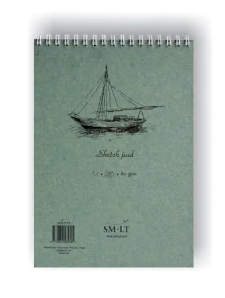 SMLTArt Authentic Sketch White blok A4 na spirali 80g 120ark EB-120TS