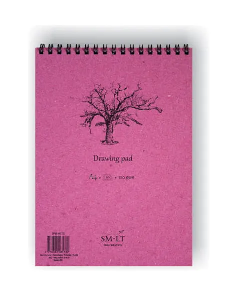 SMLTArt Authentic Drawing blok A4 na spirali 120g 60ark PB-60TS drzewo