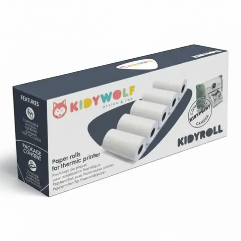 Kidywolf - Papier do aparatów Kidyprint 5 rolek