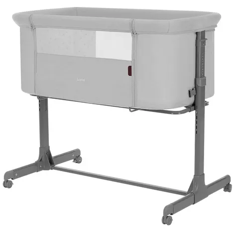 CARRELLO LUNA łóżeczko z funkcją dostawki | Carbon Grey