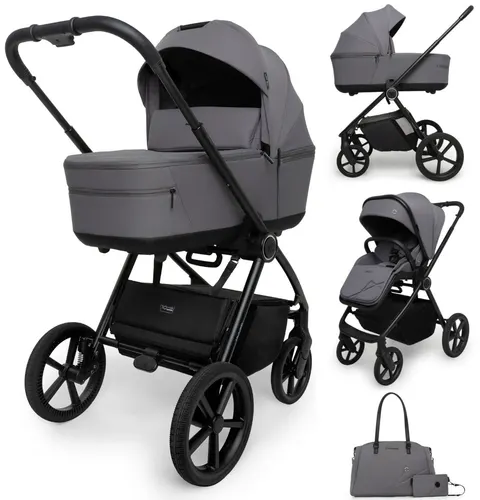 MUUVO ONE wózek głęboko spacerowy 2w1 | Gris