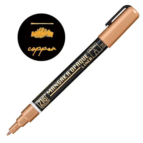 Kuretake ZIG Cartoonist Mangaka OPAQUE LINER COPPER CNMOL/123